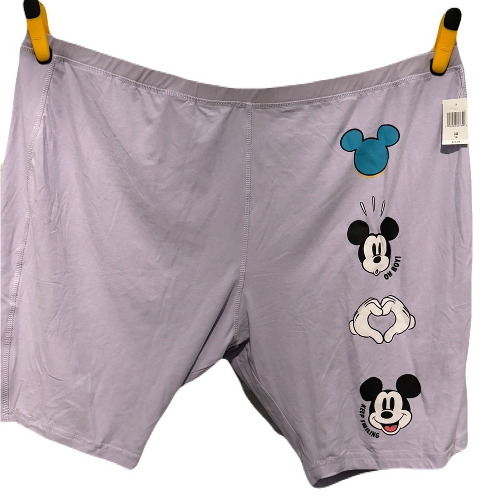 NWT Mickey Expressions Bike Short
